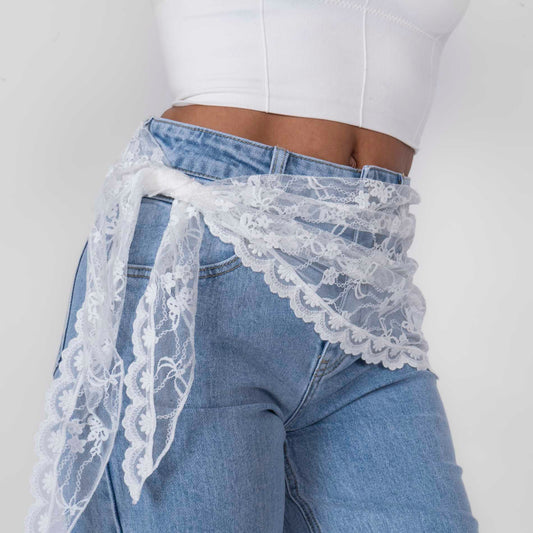 Spitzen-Layering-Schal