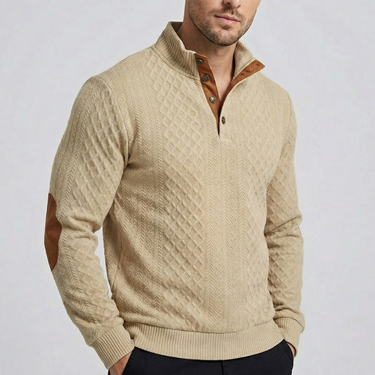 Crown - Klassischer Pullover mit hohem Kragen für Herren