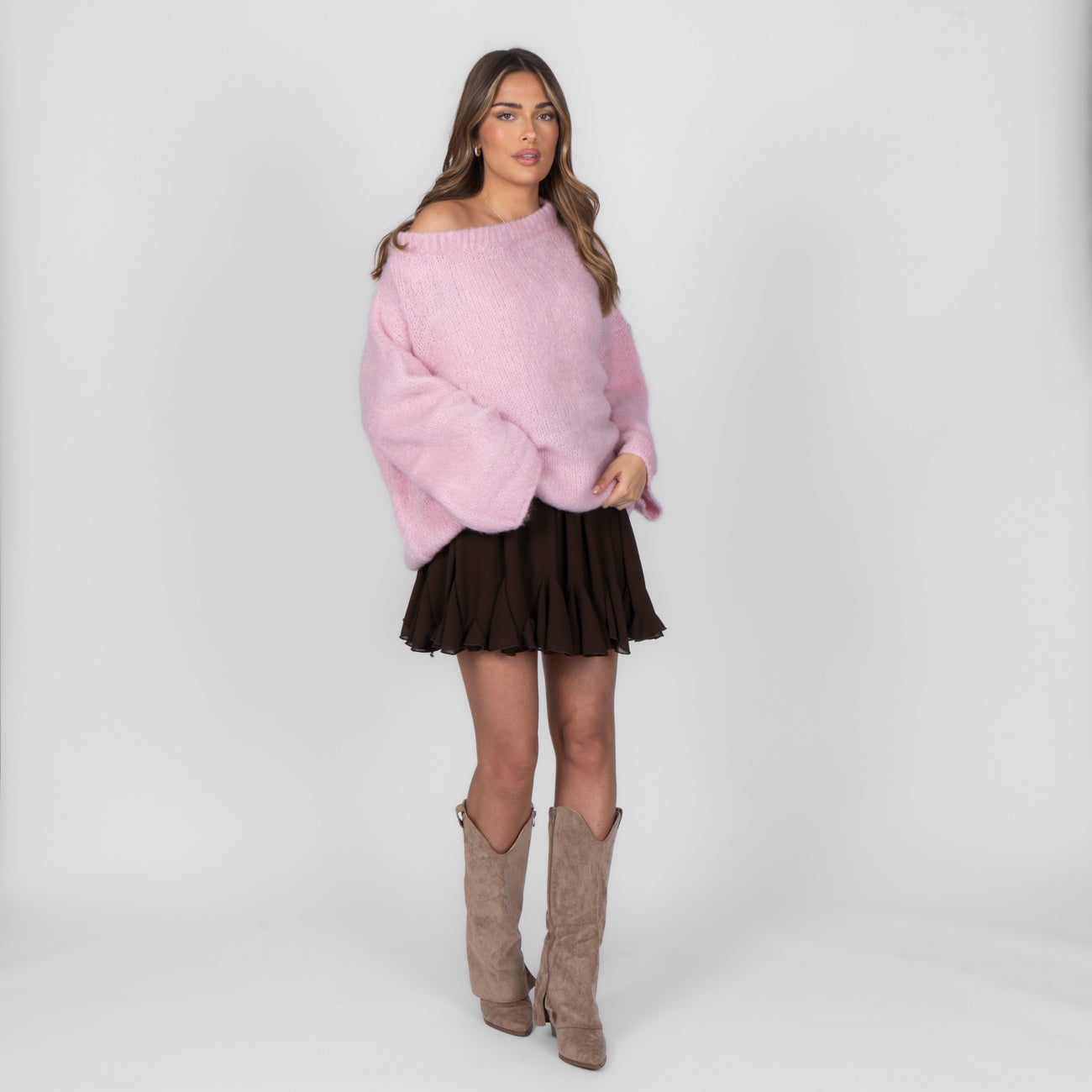 Ultra-Soft Off-Shoulder Strick