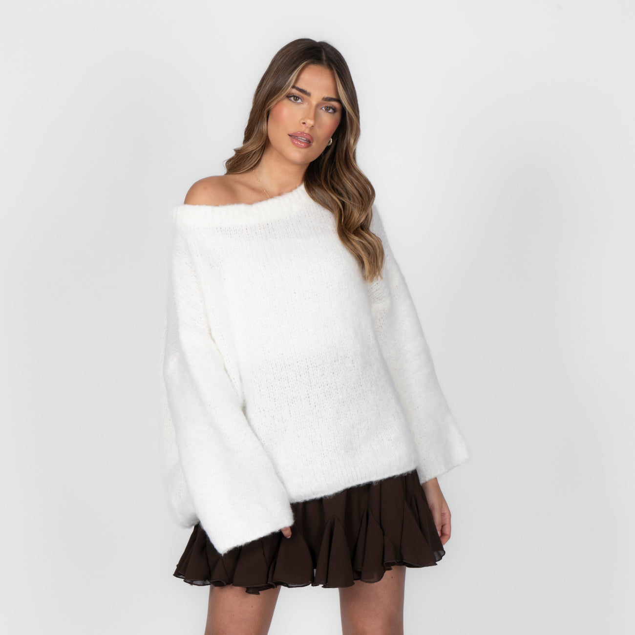 Ultra-Soft Off-Shoulder Strick