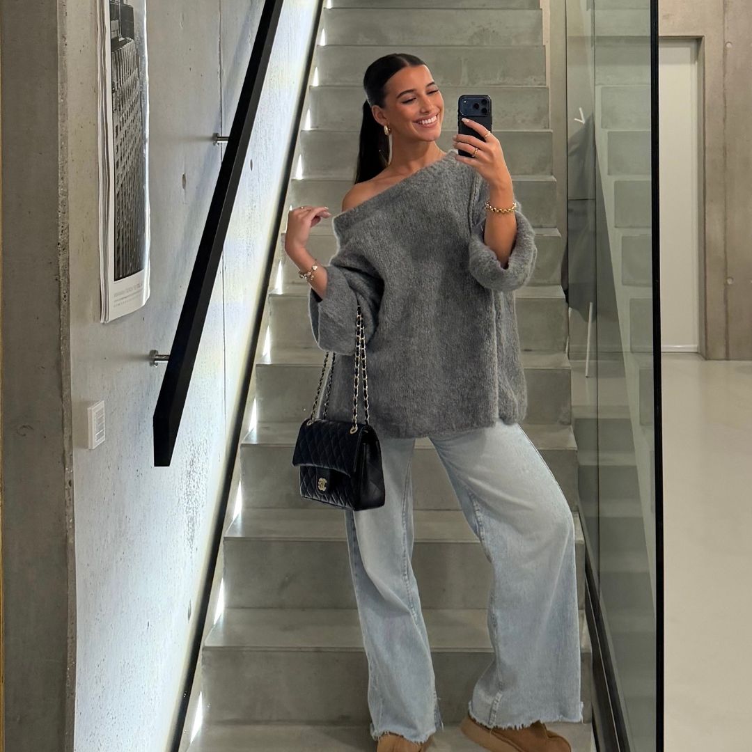 Ultra-Soft Off-Shoulder Strick