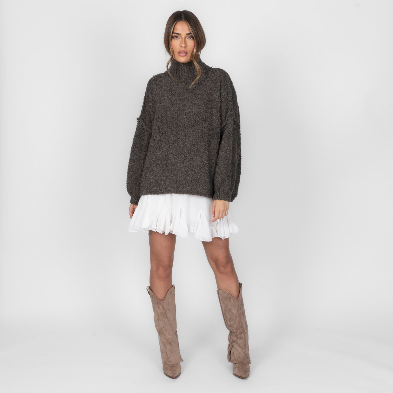 Bouclé Oversize Pullover "CasualCozy"