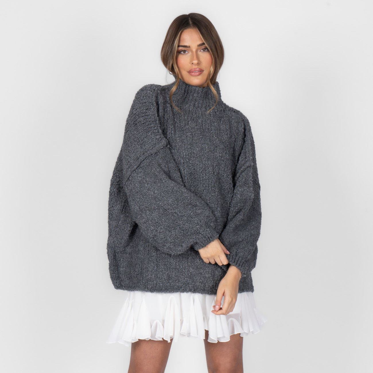Bouclé Oversize Pullover "CasualCozy"