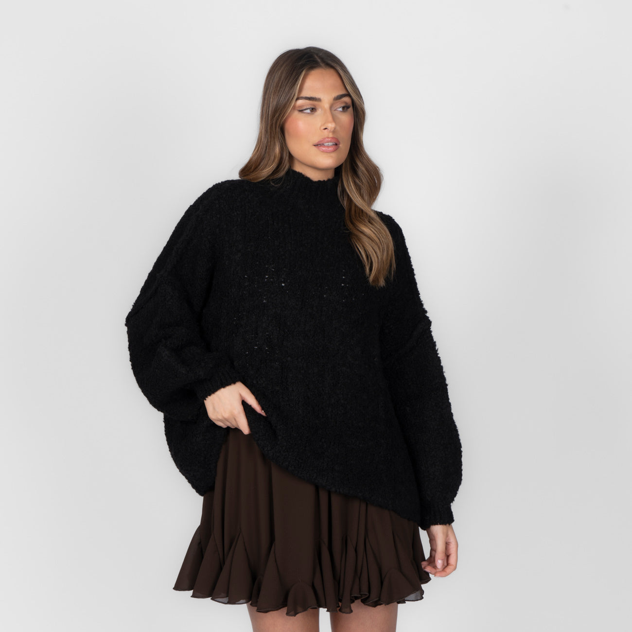 Bouclé Oversize Pullover "CasualCozy"