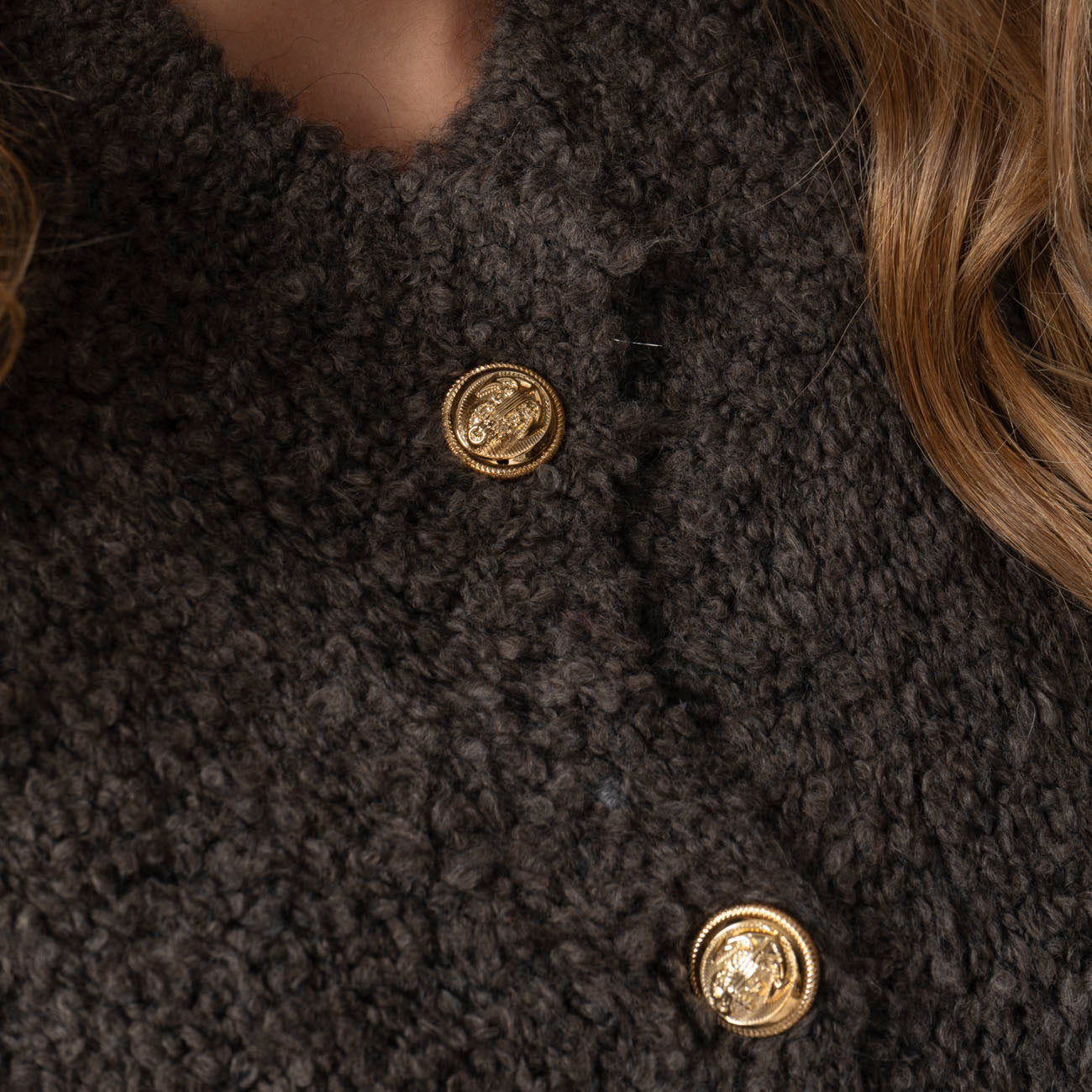 Bouclé Oversized Cardigan "CozyGlam"