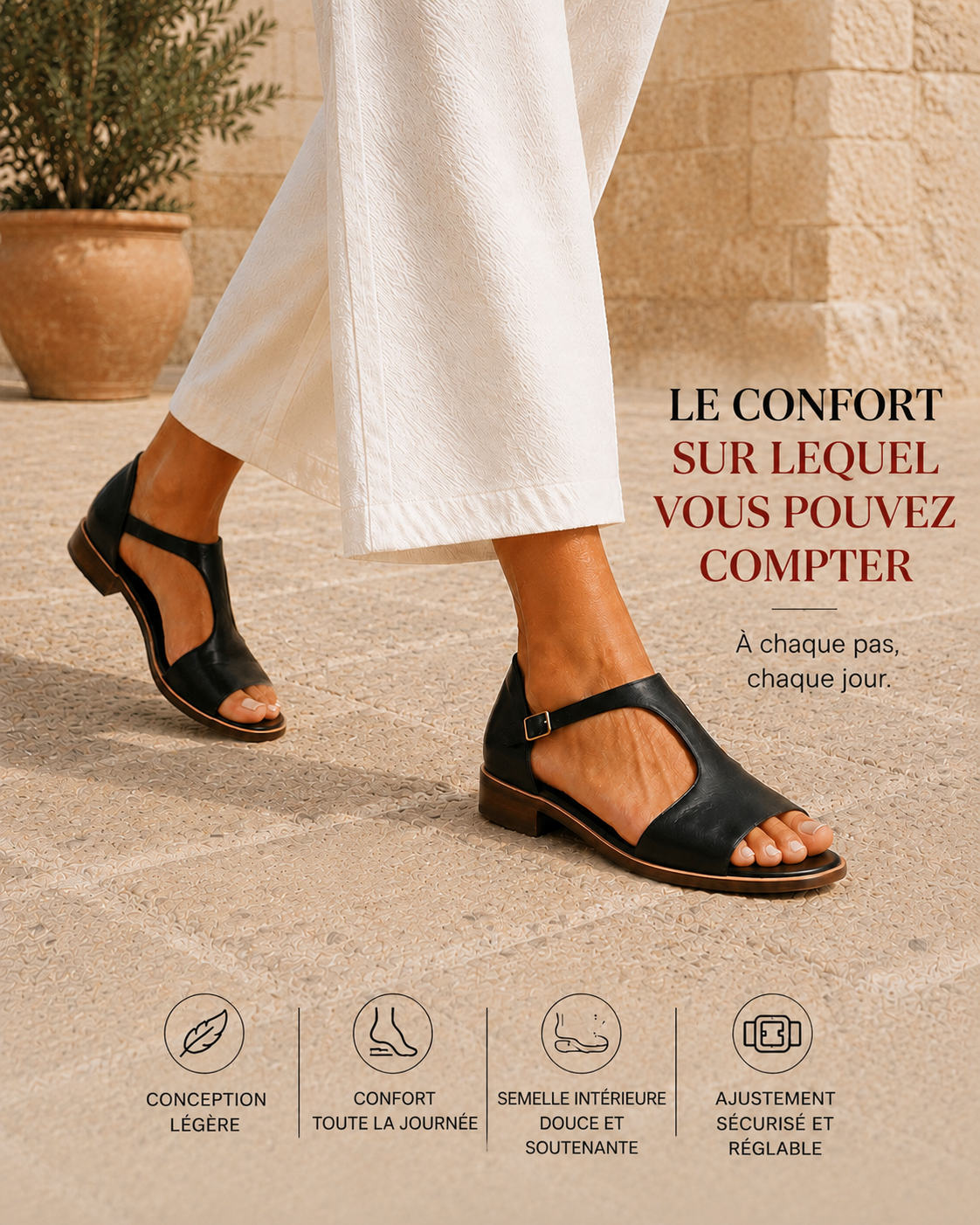 Manon | Elegante sandalen met riempjes