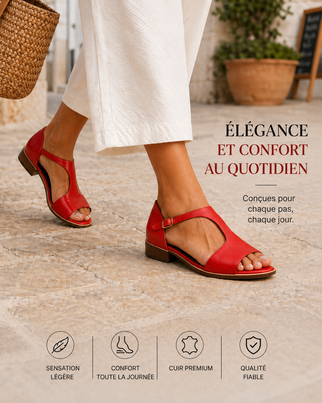 Manon | Elegante sandalen met riempjes