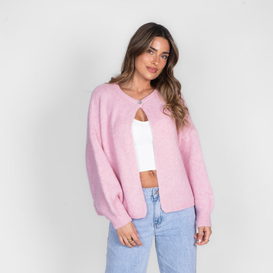 Ein-Knopf-Cardigan