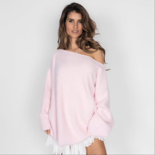 Ultra-weicher Everyday Off-Shoulder Pullover