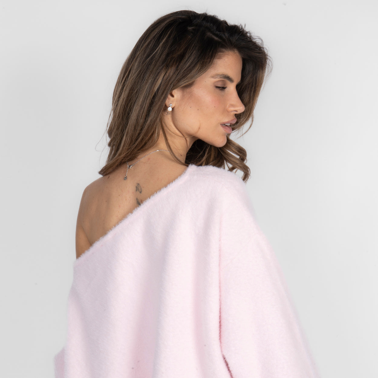 Ultra-weicher Everyday Off-Shoulder Pullover