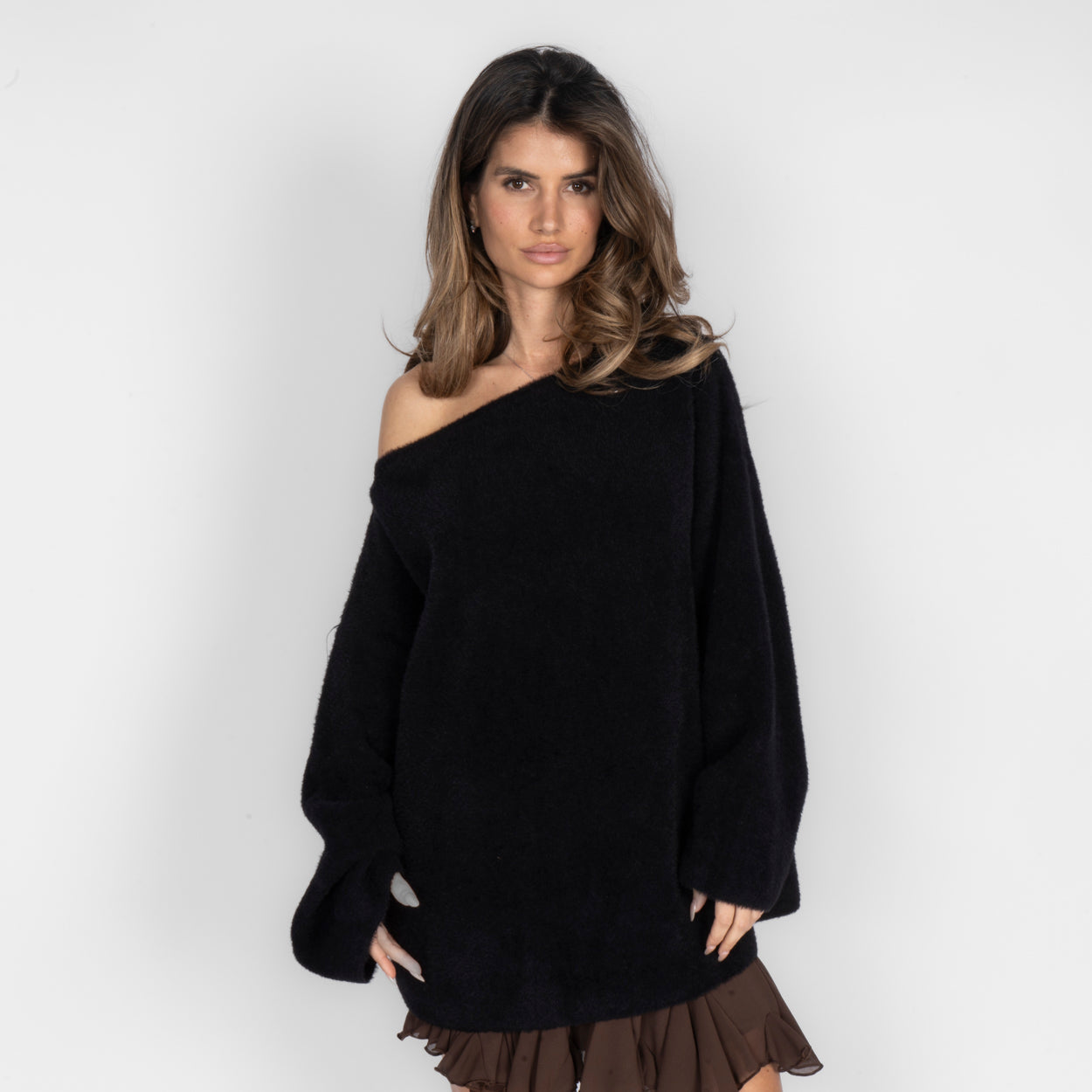 Ultra-weicher Everyday Off-Shoulder Pullover