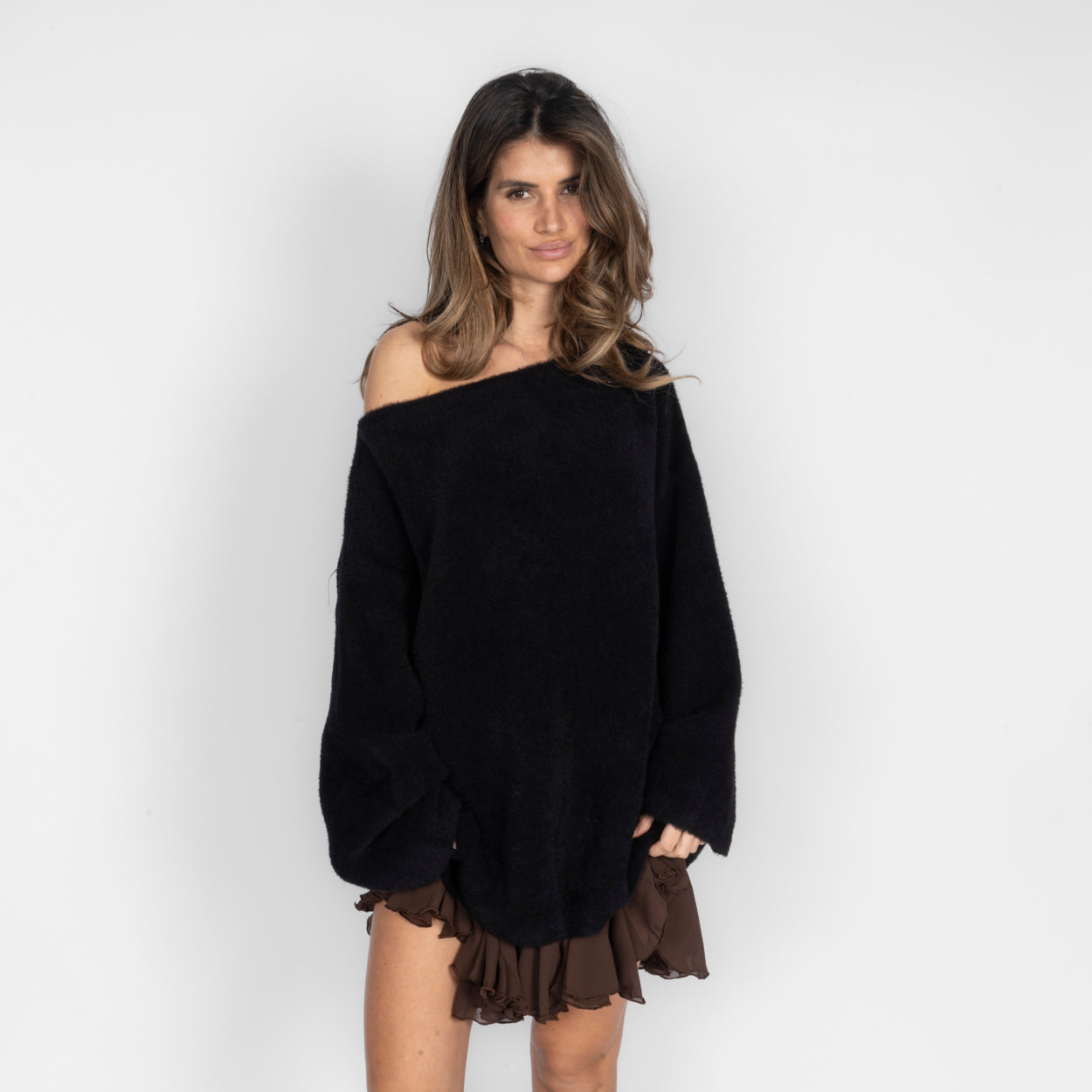 Ultra-weicher Everyday Off-Shoulder Pullover