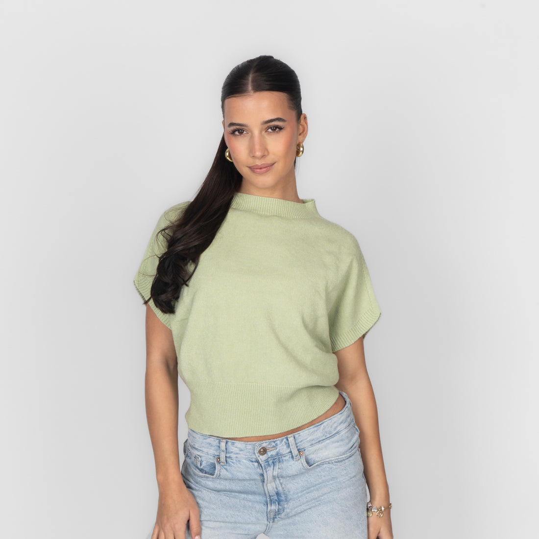 Ärmelloses Knit-Top