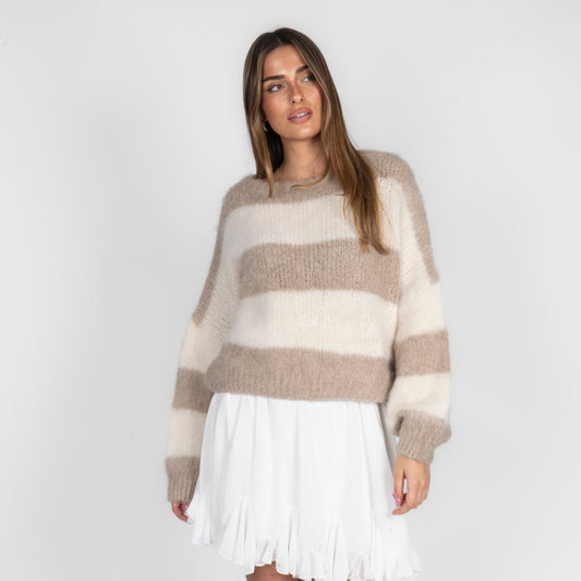 Ultra Soft Streifen Pullover