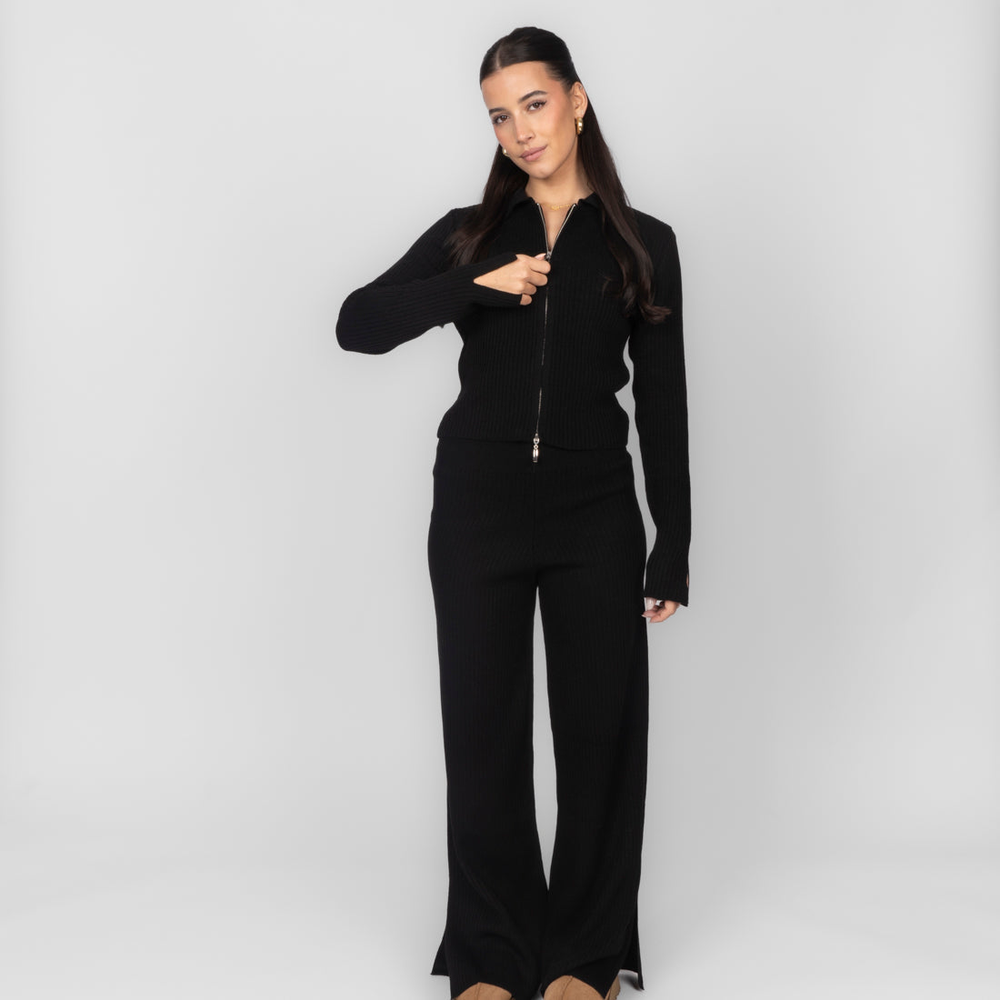 Wesentliches Cropped Lounge Set