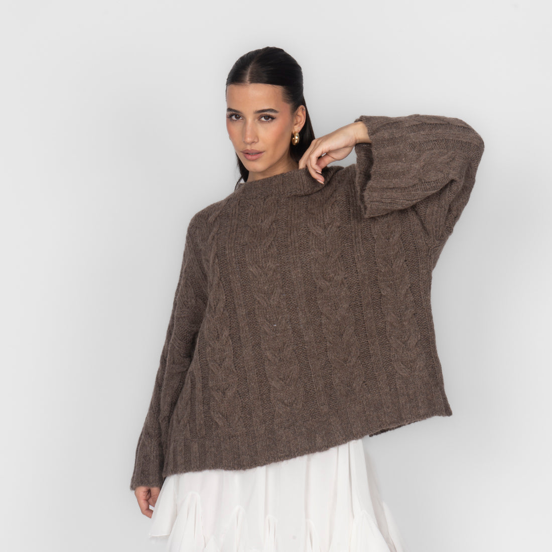 Chunky Oversize Strickpullover