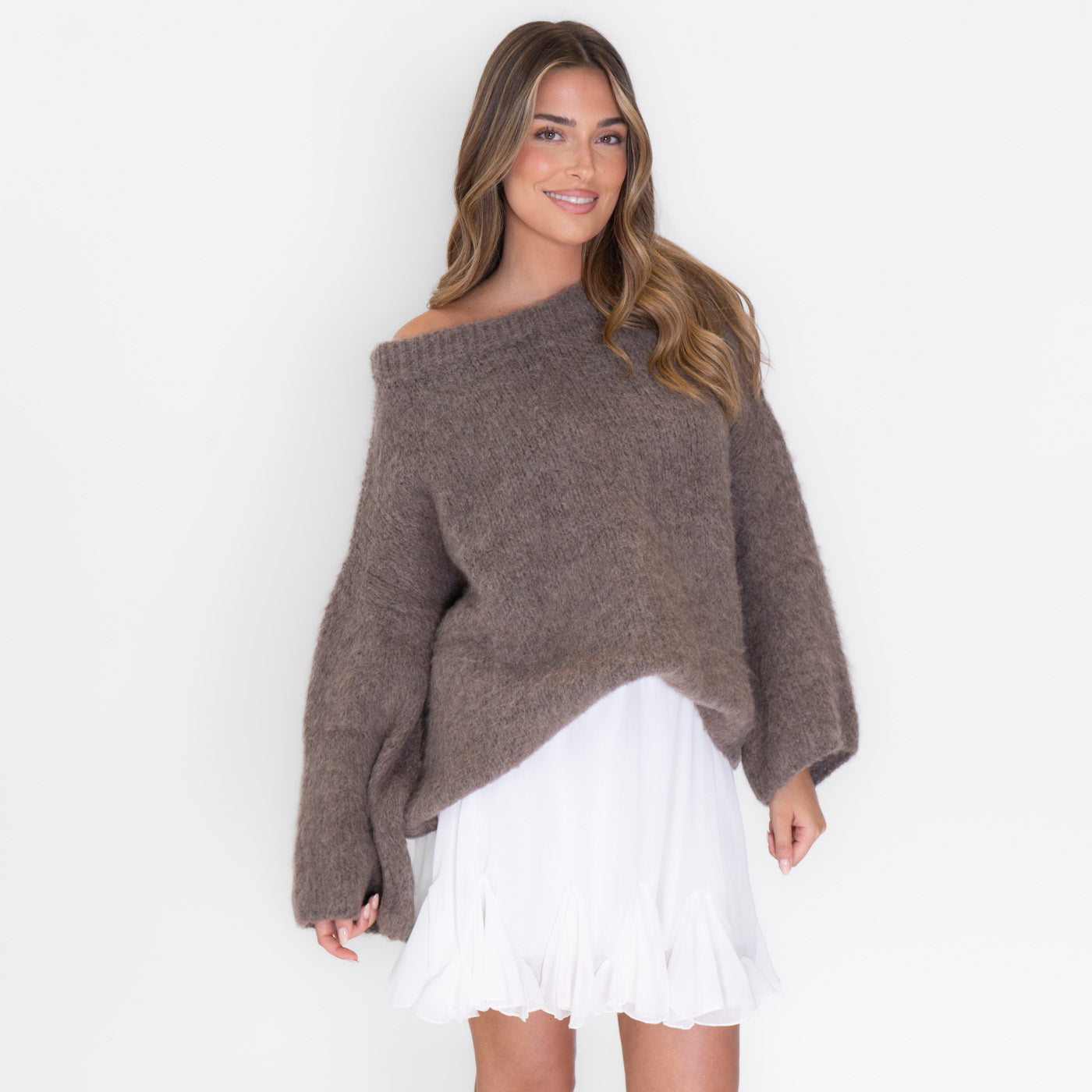 Ultra-Soft Off-Shoulder Strick