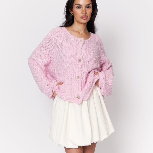 Gemütlicher Bouclé Cardigan