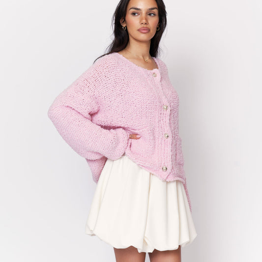 Gemütlicher Bouclé Cardigan
