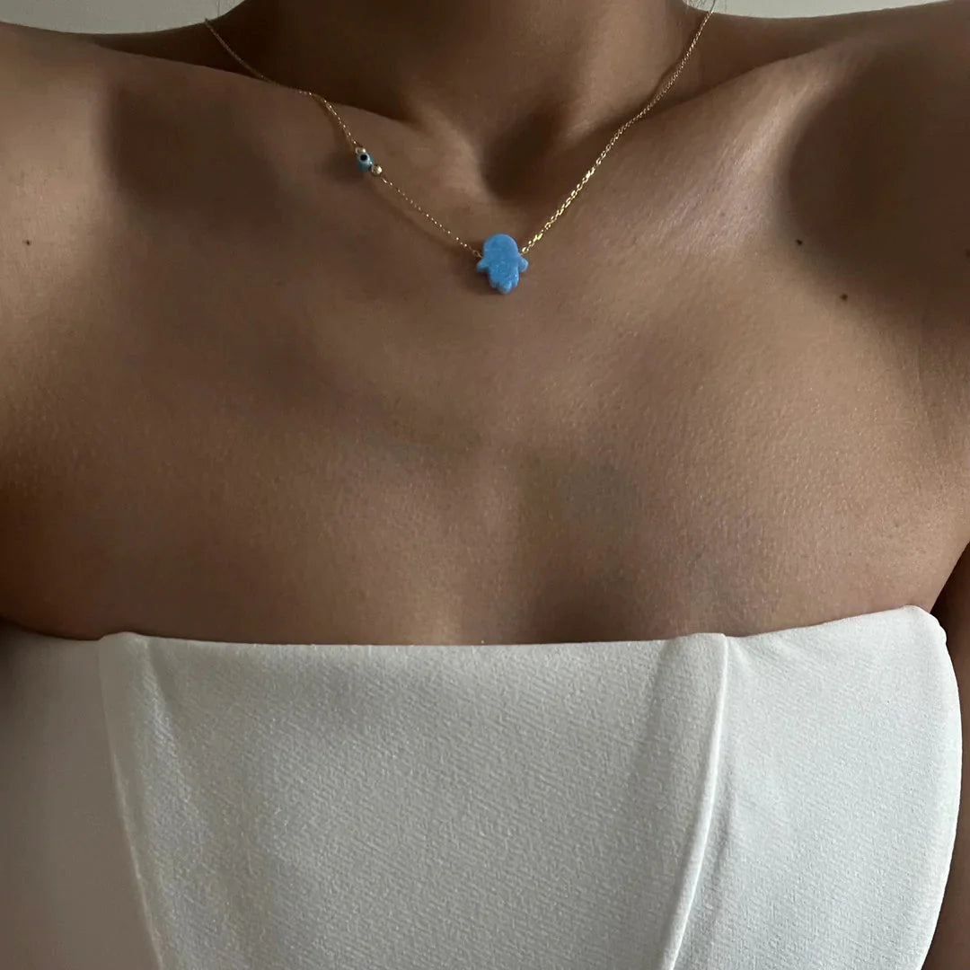 Fatimas Hand Nazar Chain