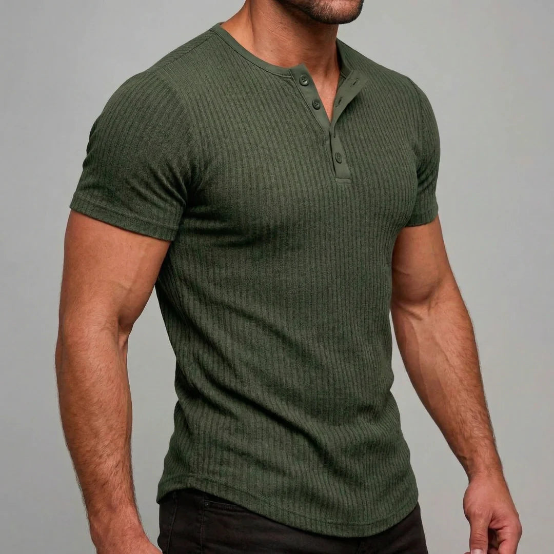 Siena - Ultra bequeme Henley-Hemd für Herren