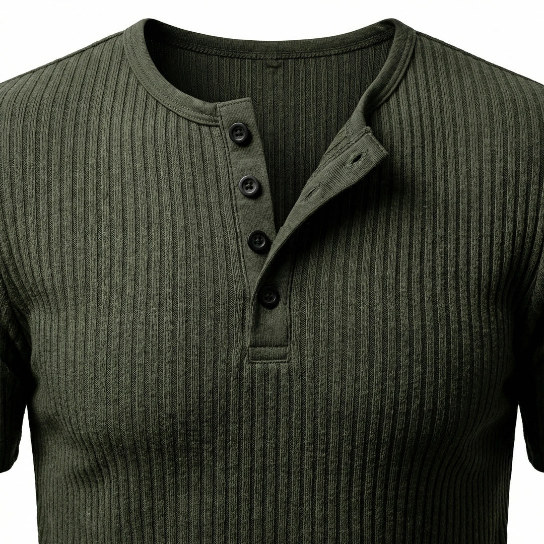 Siena - Ultra bequeme Henley-Hemd für Herren